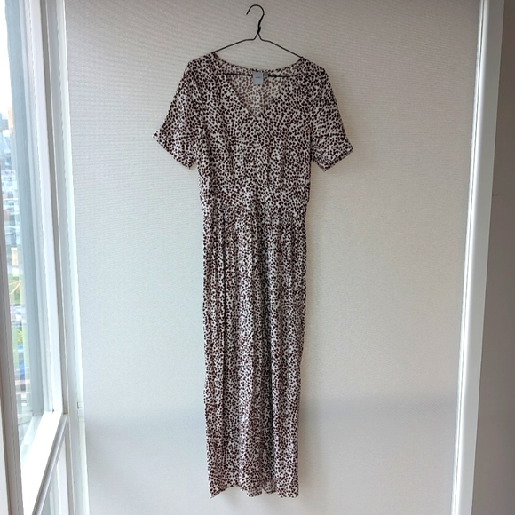 ICHI Chocolate Heart Maxi Dress - Picture 2 of 4